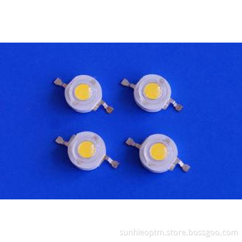 120LM 1W High Power Led Bridgelux Chip WARM WHITE